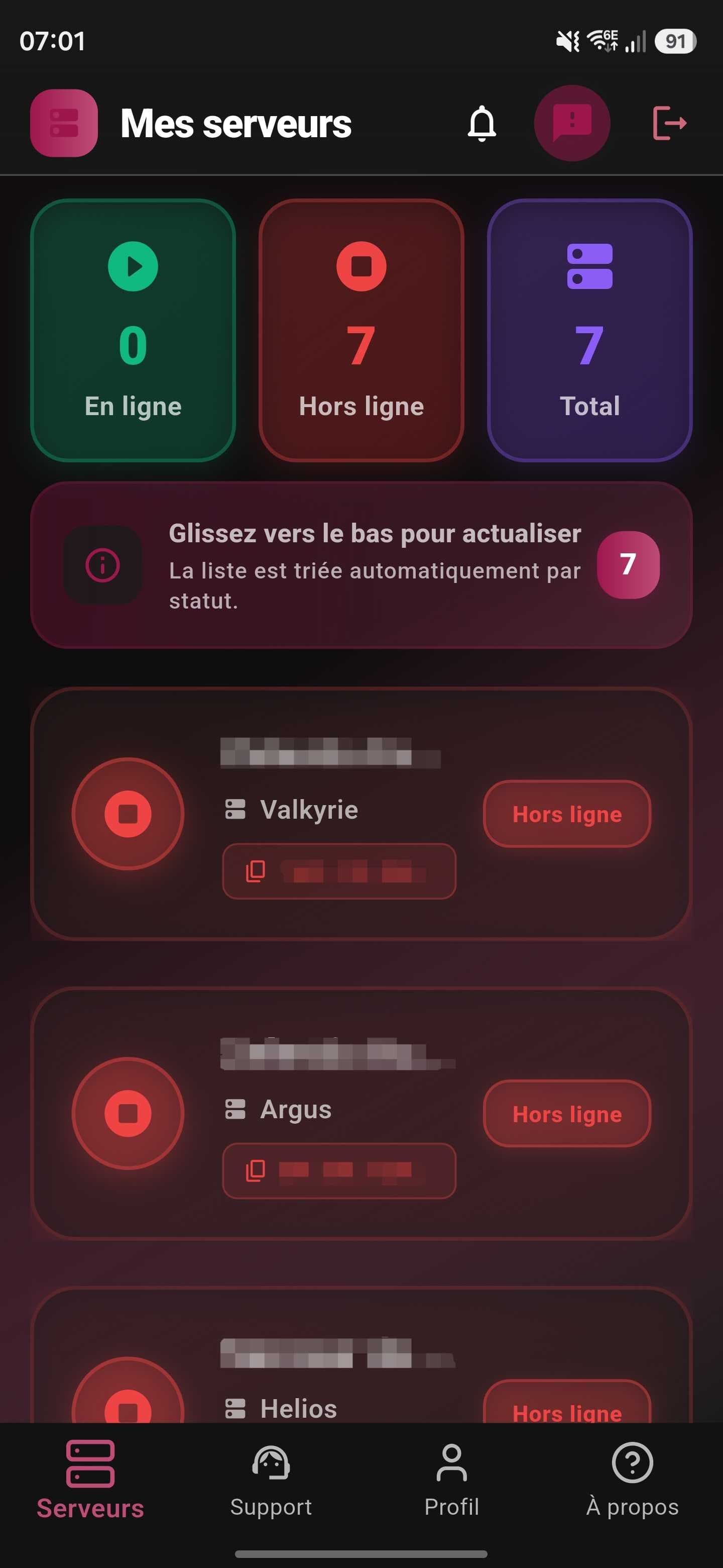 Row-Hosting App